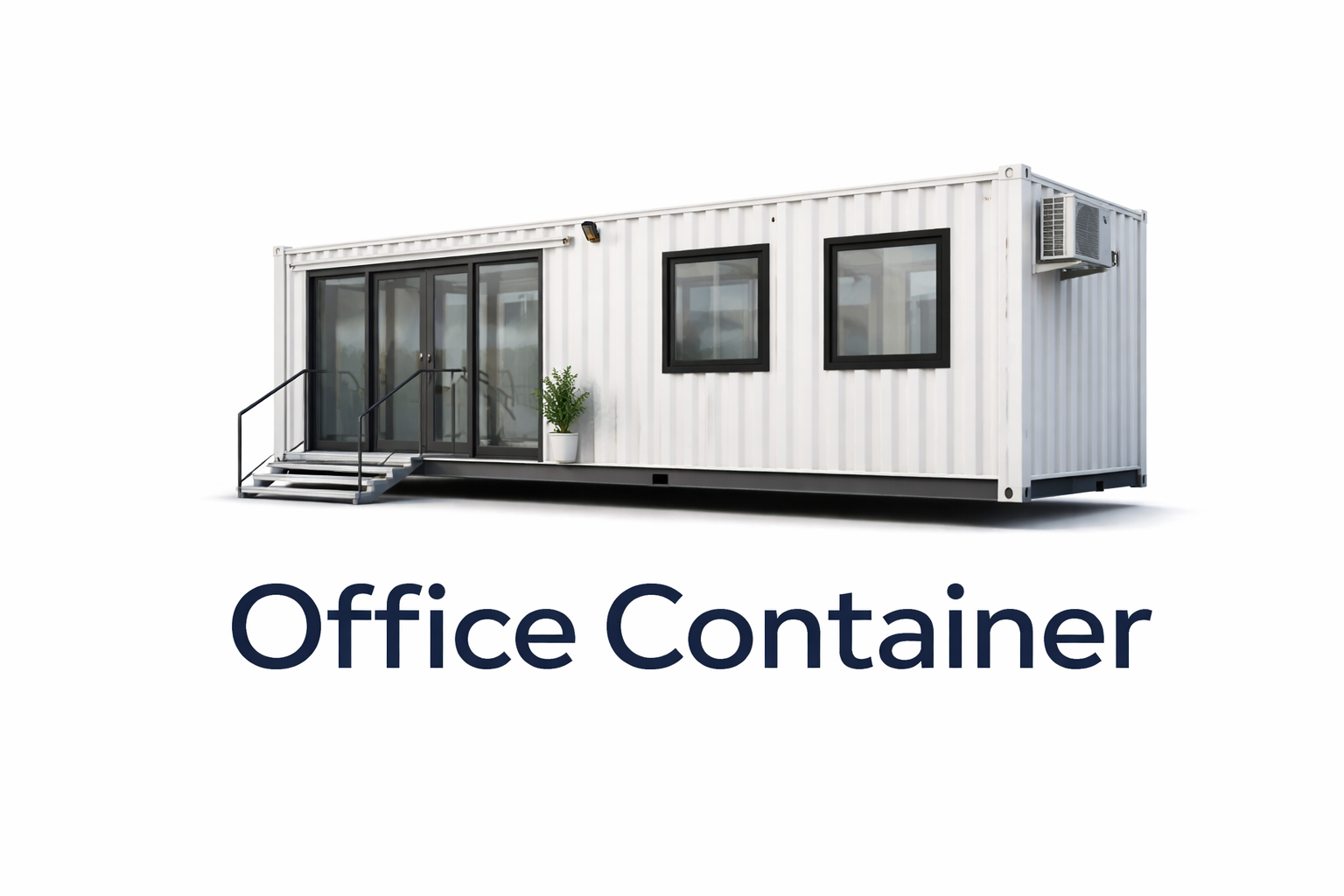 Open-plan site office 12m — Office Container — OfficeContainer