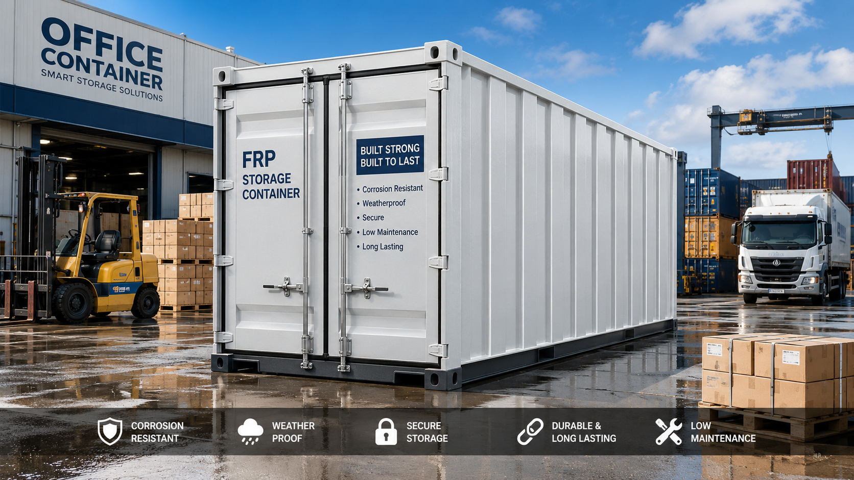 FRP Shipping Storage Containers by Office Container — OfficeContainer